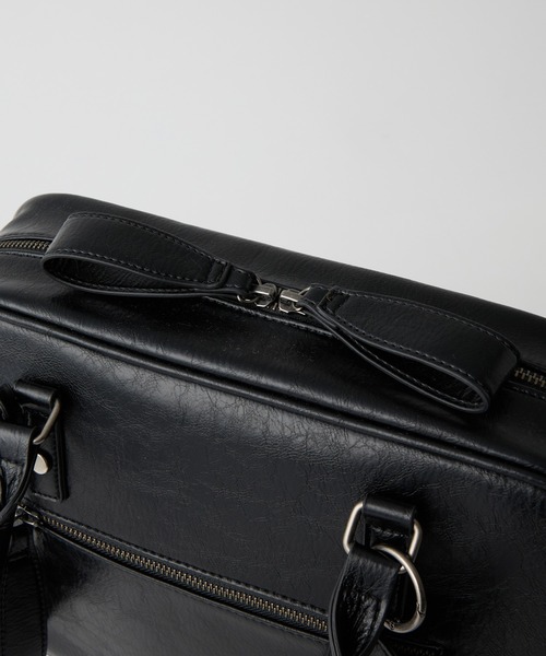 セール】2WAY マルチポケットアクセントチャーム ボストンバッグ