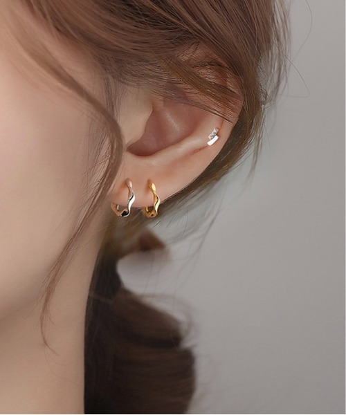 Burner(バーナー)の「【blatto 925silver】シルバー925 モビウスループ フープピアス esm-pierce-15-19【RBTS】(ピアス(両耳用)・メンズ・シルバー/ゴールド・FREE)」の5枚目の写真