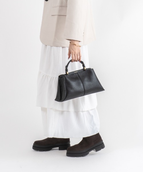 LORISTELLA(ロリステッラ)の「【LORISTELLA/ロリステッラ】2WAY レザー ショルダーバッグ FIORENZA イタリア製(ショルダーバッグ・レディース・アイボリー/ブラック・FREE)」の8枚目の写真