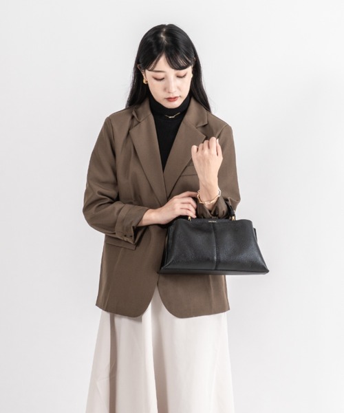 LORISTELLA(ロリステッラ)の「【LORISTELLA/ロリステッラ】2WAY レザー ショルダーバッグ FIORENZA イタリア製(ショルダーバッグ・レディース・アイボリー/ブラック・FREE)」の12枚目の写真
