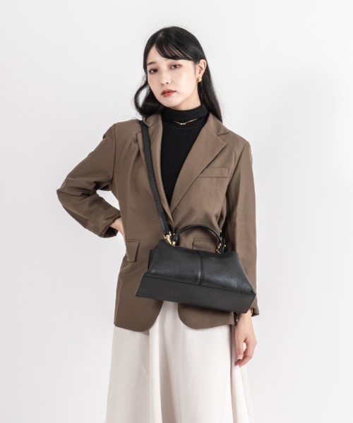 LORISTELLA(ロリステッラ)の「【LORISTELLA/ロリステッラ】2WAY レザー ショルダーバッグ FIORENZA イタリア製(ショルダーバッグ・レディース・アイボリー/ブラック・FREE)」の13枚目の写真
