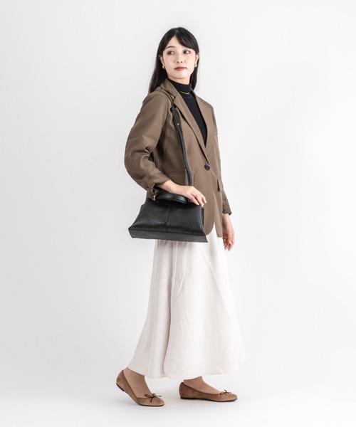 LORISTELLA(ロリステッラ)の「【LORISTELLA/ロリステッラ】2WAY レザー ショルダーバッグ FIORENZA イタリア製(ショルダーバッグ・レディース・アイボリー/ブラック・FREE)」の18枚目の写真