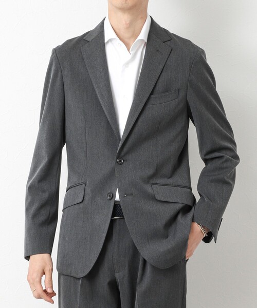 NOLLEY’S（ノーリーズ）の「【ビジカジ/セットアップ対応】ACTIVE SETTER ウォッシャブル ストレッチジャケット 25AW（テーラードジャケット・メンズ・グレイッシュブルー/ブラック/ネイビー/グレー・M/L/XL/S）」の3枚目の写真