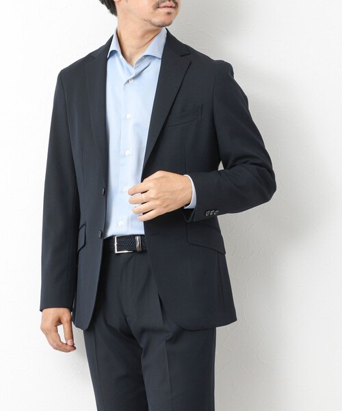 NOLLEY’S（ノーリーズ）の「【ビジカジ/セットアップ対応】ACTIVE SETTER ウォッシャブル ストレッチジャケット 25AW（テーラードジャケット・メンズ・グレイッシュブルー/ブラック/ネイビー/グレー・M/L/XL/S）」の6枚目の写真