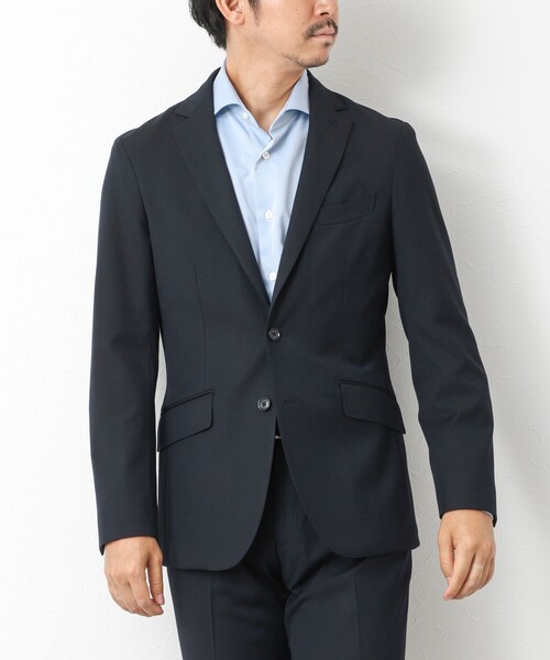 NOLLEY’S（ノーリーズ）の「【ビジカジ/セットアップ対応】ACTIVE SETTER ウォッシャブル ストレッチジャケット 25AW（テーラードジャケット・メンズ・グレイッシュブルー/ブラック/ネイビー/グレー・M/L/XL/S）」の7枚目の写真