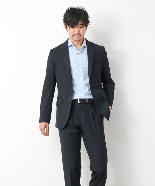NOLLEY’S（ノーリーズ）の「【ビジカジ/セットアップ対応】ACTIVE SETTER ウォッシャブル ストレッチジャケット 25AW（テーラードジャケット・メンズ・グレイッシュブルー/ブラック/ネイビー/グレー・M/L/XL/S）」の10枚目の写真