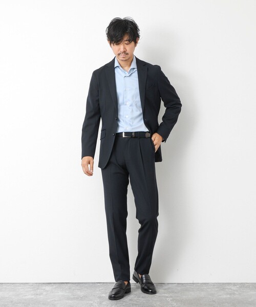 NOLLEY’S（ノーリーズ）の「【ビジカジ/セットアップ対応】ACTIVE SETTER ウォッシャブル ストレッチジャケット 25AW（テーラードジャケット・メンズ・グレイッシュブルー/ブラック/ネイビー/グレー・M/L/XL/S）」の15枚目の写真