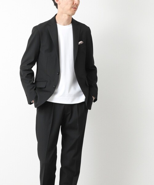 NOLLEY’S（ノーリーズ）の「【ビジカジ/セットアップ対応】ACTIVE SETTER ウォッシャブル ストレッチジャケット 25AW（テーラードジャケット・メンズ・グレイッシュブルー/ブラック/ネイビー/グレー・M/L/XL/S）」の20枚目の写真