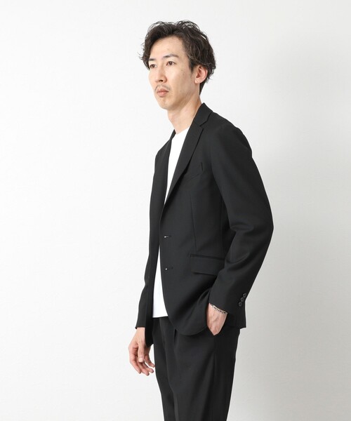 NOLLEY’S（ノーリーズ）の「【ビジカジ/セットアップ対応】ACTIVE SETTER ウォッシャブル ストレッチジャケット 25AW（テーラードジャケット・メンズ・グレイッシュブルー/ブラック/ネイビー/グレー・M/L/XL/S）」の21枚目の写真