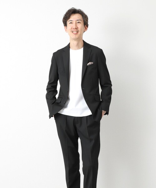 ビジカジ/セットアップ対応】ACTIVE SETTER ウォッシャブル ストレッチ