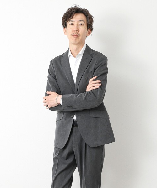 ビジカジ/セットアップ対応】ACTIVE SETTER ウォッシャブル ストレッチ