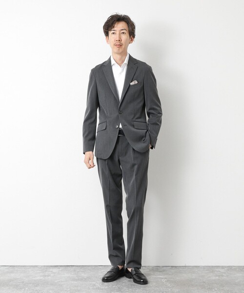 ビジカジ/セットアップ対応】ACTIVE SETTER ウォッシャブル ストレッチ