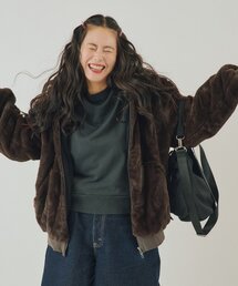 WHIMSIC | 【UNISEX】ファーアクティブジャケット(パーカー)