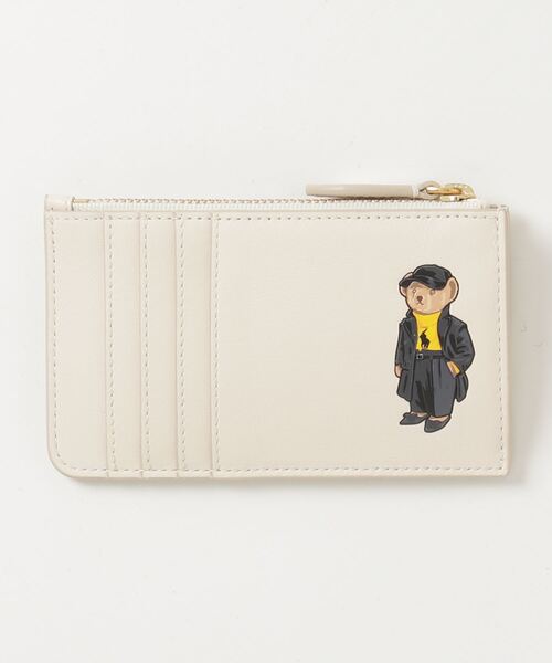 新品⭐︎ラルフローレン ベア カード入れ 小銭入れ レザージップカードケース Polo ベア レザー ジップ カード ケース（カードケース）｜POLO RALPH