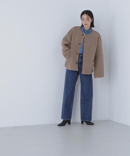 NATURAL BEAUTY BASIC(ナチュラルビューティーベーシック)の「◇リバーシブルフェイクスエードコート(その他アウター・レディース・ブラウン/オフホワイト・FREE)」の16枚目の写真