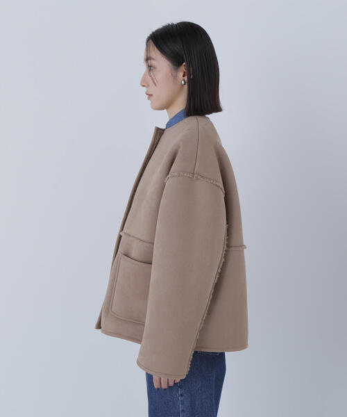 セール】◇リバーシブルフェイクスエードコート（その他アウター