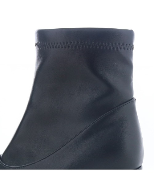 byあしながおじさん(バイアシナガオジサン)の「厚底ヒールストレッチブーツ 8890897(ブーツ・レディース・ブラック/アイボリー・S/M/L/LL)」の16枚目の写真