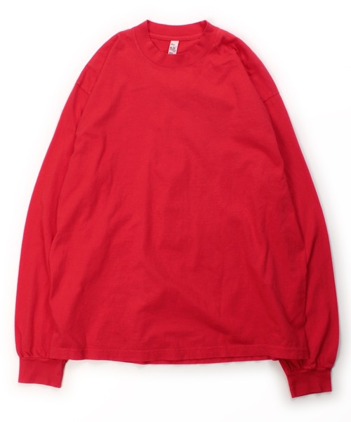 LOS ANGELES APPAREL（ロサンゼルスアパレル）の「Los Angeles Apparel 6.5OZ ロングスリーブ ガーメントダイ TEE（Tシャツ/カットソー・メンズ・ホワイト/レッド/ストーン/ネイビー/イエロー/ブラック・X-LARGE/MEDIUM/LARGE）」の6枚目の写真