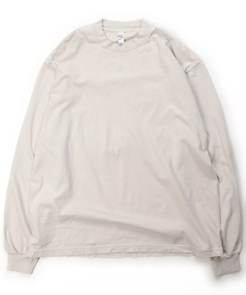 LOS ANGELES APPAREL（ロサンゼルスアパレル）の「Los Angeles Apparel 6.5OZ ロングスリーブ ガーメントダイ TEE（Tシャツ/カットソー・メンズ・ホワイト/レッド/ストーン/ネイビー/イエロー/ブラック・X-LARGE/MEDIUM/LARGE）」の3枚目の写真