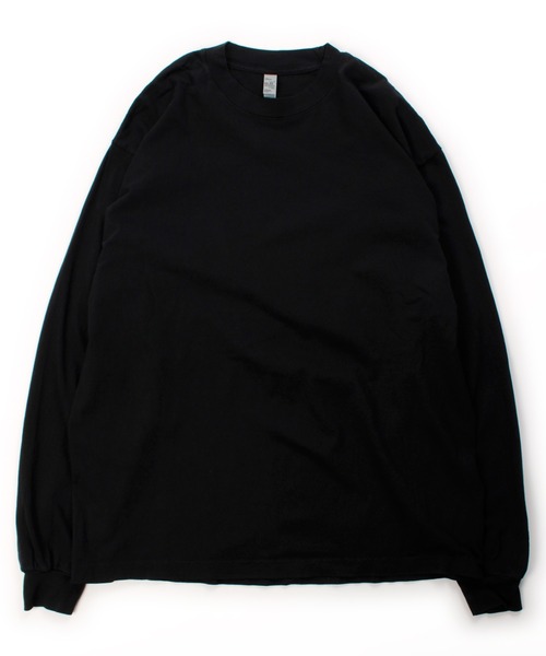 LOS ANGELES APPAREL（ロサンゼルスアパレル）の「Los Angeles Apparel 6.5OZ ロングスリーブ ガーメントダイ TEE（Tシャツ/カットソー・メンズ・ホワイト/レッド/ストーン/ネイビー/イエロー/ブラック・X-LARGE/MEDIUM/LARGE）」の4枚目の写真