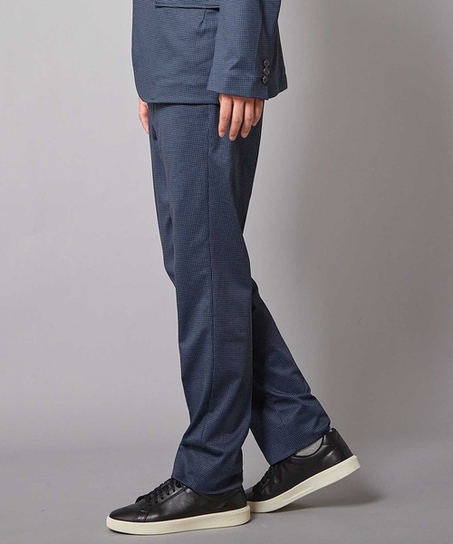 UNION STATION（ユニオンステーション）の「プリントジャージースラックス（その他パンツ・メンズ・ネイビー/チャコールグレー・S/M/L/LL）」の4枚目の写真