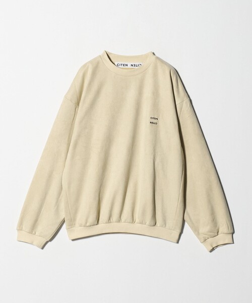 CITEN（シテン）の「＜CITEN＞ブラッシュドフリースプルオーバー（Tシャツ/カットソー・メンズ・ダークグレー/ナチュラル・L/S/M）」の17枚目の写真