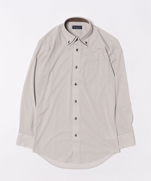 TOKYO SHIRTS(トウキョウシャツ)の「形態安定ノンアイロン ボタンダウン 長袖ストレッチビジネスワイシャツ(ビジネスシャツ・メンズ・ブラウン・首回り39cm-裄丈80cm/首回り39cm-裄丈84cm/首回り41cm-裄丈82cm/首回り41cm-裄丈86cm/首回り42cm-裄丈82cm/首回り42cm-裄丈86cm/首回り43cm-裄丈82cm/首回り43cm-裄丈86cm/首回り37cm-裄丈80cm)」の6枚目の写真