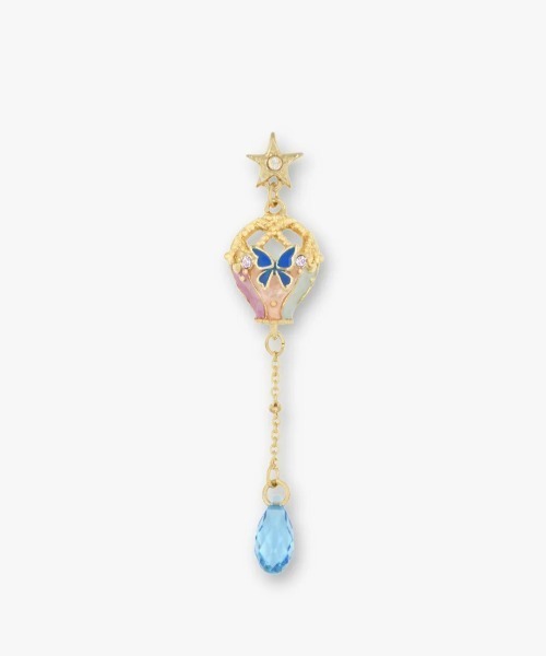 ANNA SUI(アナスイ)の「気球モチーフ イヤリング(イヤリング・レディース・パープル・ONE SIZE)」の2枚目の写真