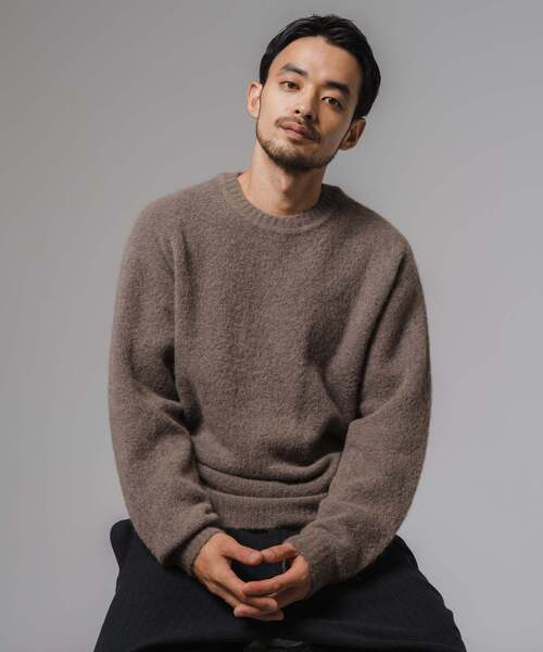 スリアルパカミックス クルーネックニット（ニット/セーター