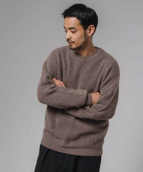 スリアルパカミックス クルーネックニット（ニット/セーター