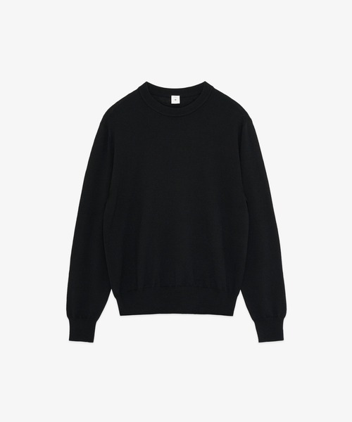 FRONT 11201(フロントワンワントゥーオーワン)の「REDE W-G Merino Crew Sweater(ニット/セーター・メンズ・ネイビー/ホワイト/ブラック/グレー・S/M/L/XL)」の2枚目の写真