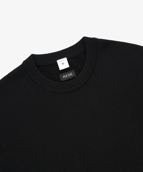FRONT 11201(フロントワンワントゥーオーワン)の「REDE W-G Merino Crew Sweater(ニット/セーター・メンズ・ネイビー/ホワイト/ブラック/グレー・S/M/L/XL)」の5枚目の写真
