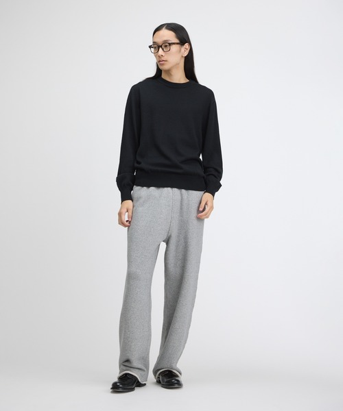 FRONT 11201(フロントワンワントゥーオーワン)の「REDE W-G Merino Crew Sweater(ニット/セーター・メンズ・ネイビー/ホワイト/ブラック/グレー・S/M/L/XL)」の9枚目の写真