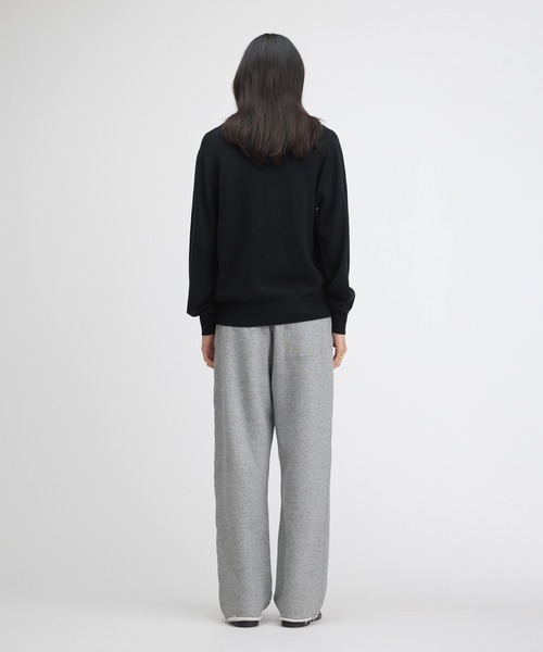 FRONT 11201(フロントワンワントゥーオーワン)の「REDE W-G Merino Crew Sweater(ニット/セーター・メンズ・ネイビー/ホワイト/ブラック/グレー・S/M/L/XL)」の11枚目の写真