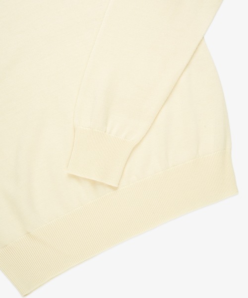 FRONT 11201(フロントワンワントゥーオーワン)の「REDE W-G Merino Crew Sweater(ニット/セーター・メンズ・ネイビー/ホワイト/ブラック/グレー・S/M/L/XL)」の16枚目の写真