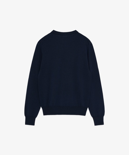 FRONT 11201(フロントワンワントゥーオーワン)の「REDE W-G Merino Crew Sweater(ニット/セーター・メンズ・ネイビー/ホワイト/ブラック/グレー・S/M/L/XL)」の19枚目の写真