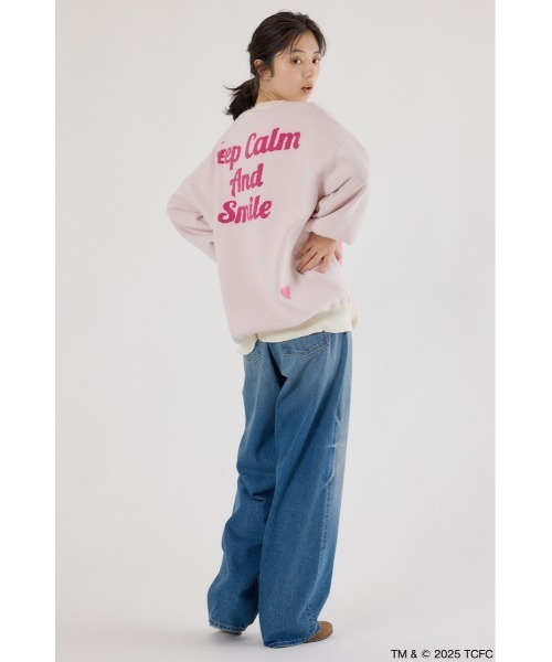 RODEO CROWNS WIDE BOWL（ロデオクラウンズワイドボウル）の「(Care Bears) カラーニットトップス（ニット/セーター・レディース・オフホワイト/ダークグリーン/イエロー/パープル/ネイビー・FREE）」の10枚目の写真