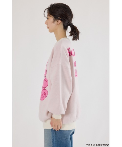 RODEO CROWNS WIDE BOWL（ロデオクラウンズワイドボウル）の「(Care Bears) カラーニットトップス（ニット/セーター・レディース・オフホワイト/ダークグリーン/イエロー/パープル/ネイビー・FREE）」の12枚目の写真