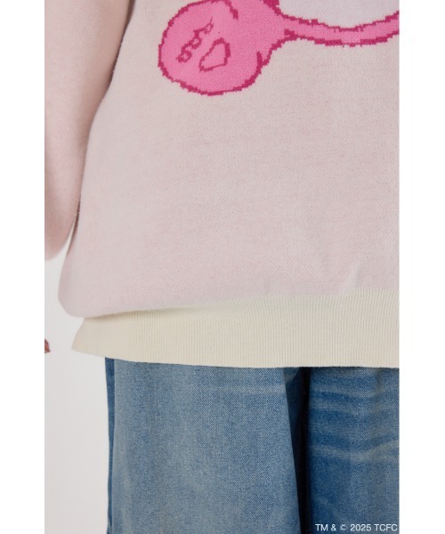 RODEO CROWNS WIDE BOWL（ロデオクラウンズワイドボウル）の「(Care Bears) カラーニットトップス（ニット/セーター・レディース・オフホワイト/ダークグリーン/イエロー/パープル/ネイビー・FREE）」の18枚目の写真