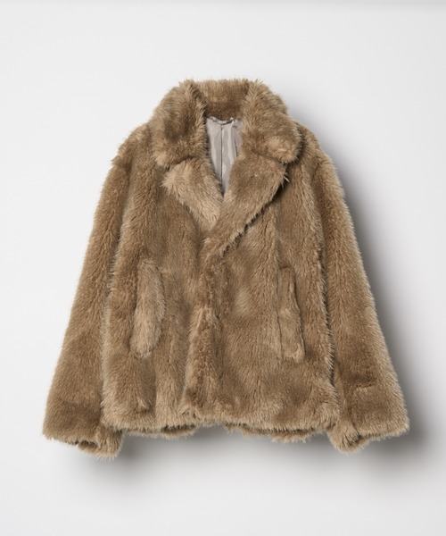 AIVER ショートフェイクファーコート（その他アウター）｜AIVER