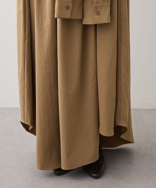 ELENCARE DUE（エレンカーレデュエ）の「・ELENCARE DUE 袖付デザインスカート（スカート・レディース・ブラック/ベージュ/ブラウン・FREE）」の7枚目の写真