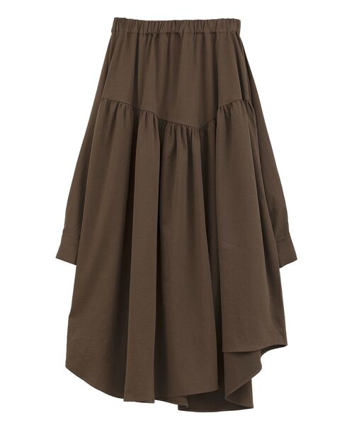 ELENCARE DUE（エレンカーレデュエ）の「・ELENCARE DUE 袖付デザインスカート（スカート・レディース・ブラック/ベージュ/ブラウン・FREE）」の22枚目の写真