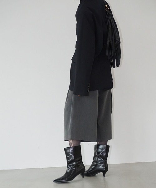 chuclla（チュクラ）の「オーバーサイズジャケット chw25a118（テーラードジャケット・レディース・ブラック・S/M）」の9枚目の写真