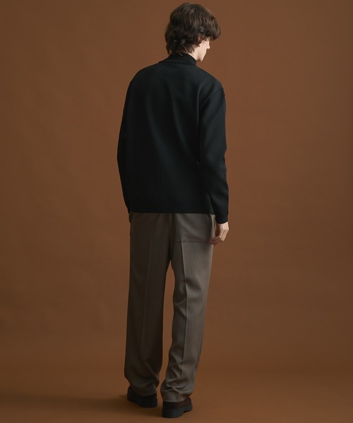 PUBLIC TOKYO(パブリックトウキョウ)の「バウンドウールハイネックニット/モックネックニット /オフィスカジュアル/ウォッシャブル/セーター/毛玉防止(ニット/セーター・メンズ・ブラック/ダークグレー/グレー/ホワイト/グレイッシュベージュ・4/3/2/1)」の18枚目の写真