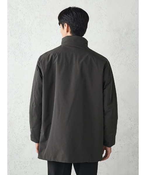 Perfect Suit FActory(パーフェクトスーツファクトリー)の「【撥水/防風】オールウェザーテックス AEROGELスタンドコート グレー/ブラック(その他アウター・メンズ・チャコールグレー/ブラック・S/M/LL/L/3L)」の10枚目の写真