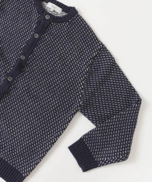 URBAN RESEARCH ROSSO MEN(アーバンリサーチロッソメン)の「『XLサイズあり』バーズアイ柄クルーニットカーディガン(カーディガン/ボレロ・メンズ・ネイビー/グレー/アイボリー/ブラック・SMALL/MEDIUM/LARGE/X-LARGE)」の8枚目の写真