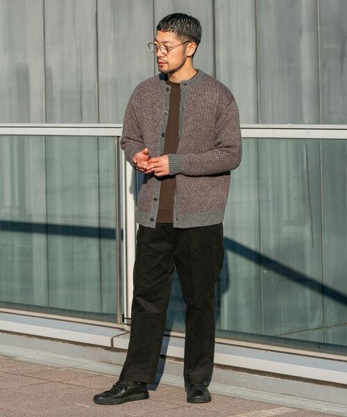 URBAN RESEARCH ROSSO MEN(アーバンリサーチロッソメン)の「『XLサイズあり』バーズアイ柄クルーニットカーディガン(カーディガン/ボレロ・メンズ・ネイビー/グレー/アイボリー/ブラック・SMALL/MEDIUM/LARGE/X-LARGE)」の15枚目の写真