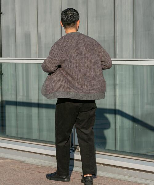 URBAN RESEARCH ROSSO MEN(アーバンリサーチロッソメン)の「『XLサイズあり』バーズアイ柄クルーニットカーディガン(カーディガン/ボレロ・メンズ・ネイビー/グレー/アイボリー/ブラック・SMALL/MEDIUM/LARGE/X-LARGE)」の16枚目の写真