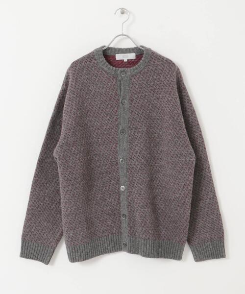 URBAN RESEARCH ROSSO MEN(アーバンリサーチロッソメン)の「『XLサイズあり』バーズアイ柄クルーニットカーディガン(カーディガン/ボレロ・メンズ・ネイビー/グレー/アイボリー/ブラック・SMALL/MEDIUM/LARGE/X-LARGE)」の18枚目の写真