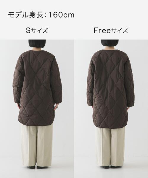 セール】『Sサイズ/WEB限定』コクーンキルティングロングダウン